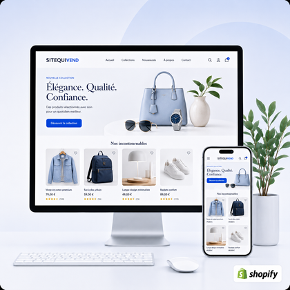 Création de boutique Shopify