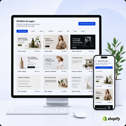Création de modèles de pages web