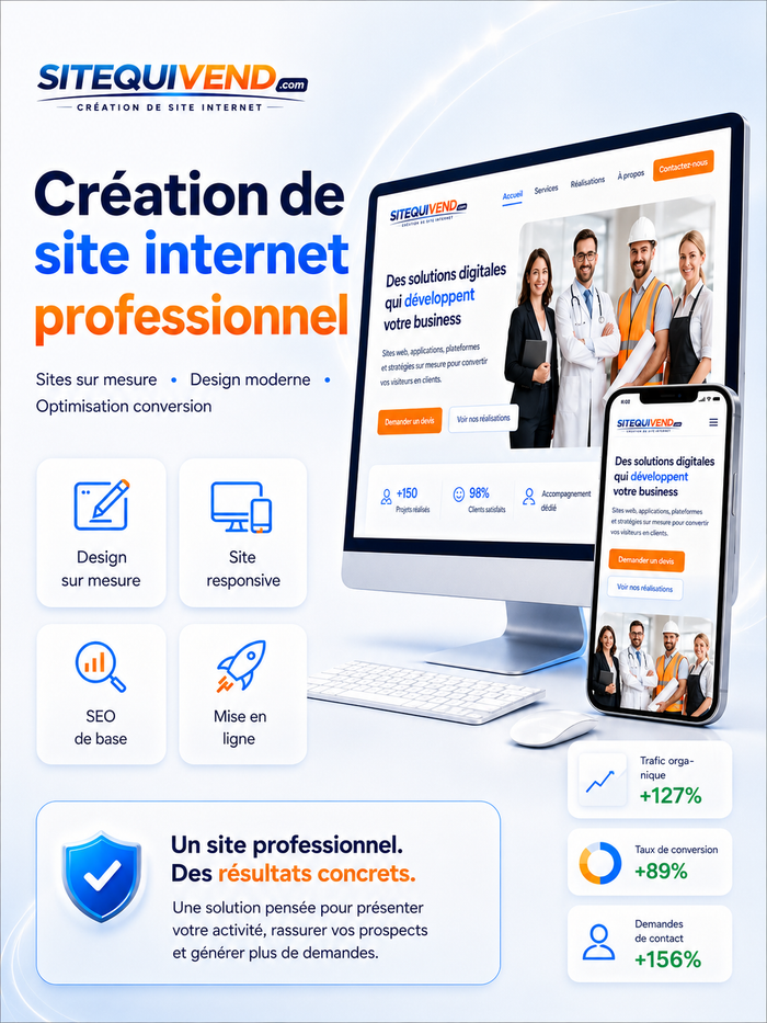 Création de site internet professionnel