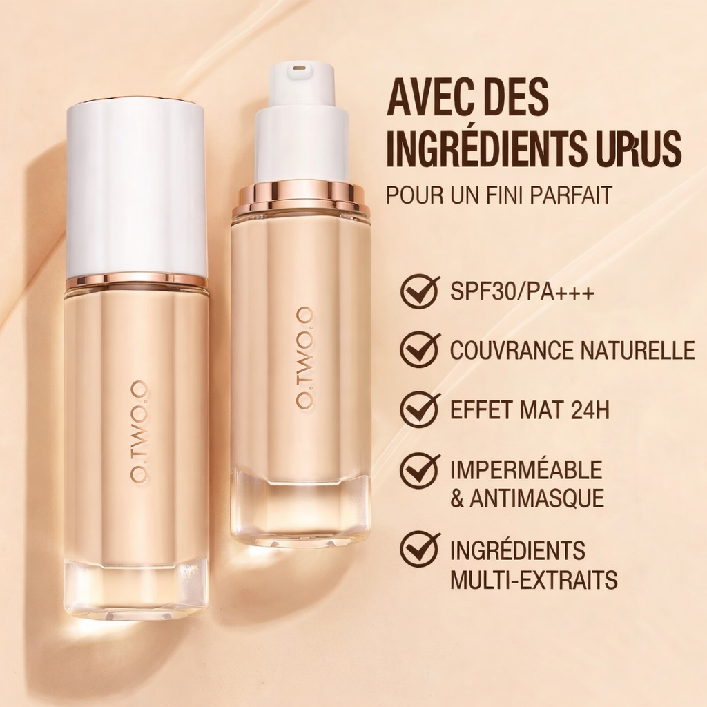 Fond de Teint SPF30 – Teint Parfait & Protection Totale