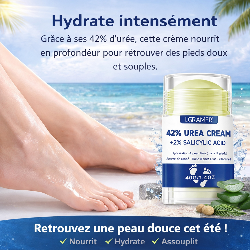 Crème Réparatrice pour Talons Fissurés