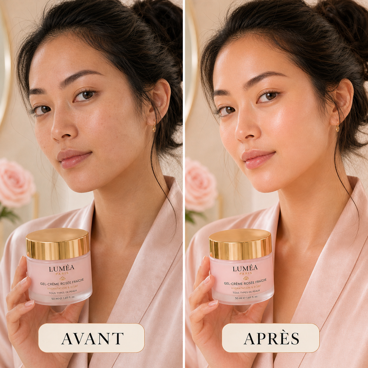 Gel-Crème Rosée Fraîche