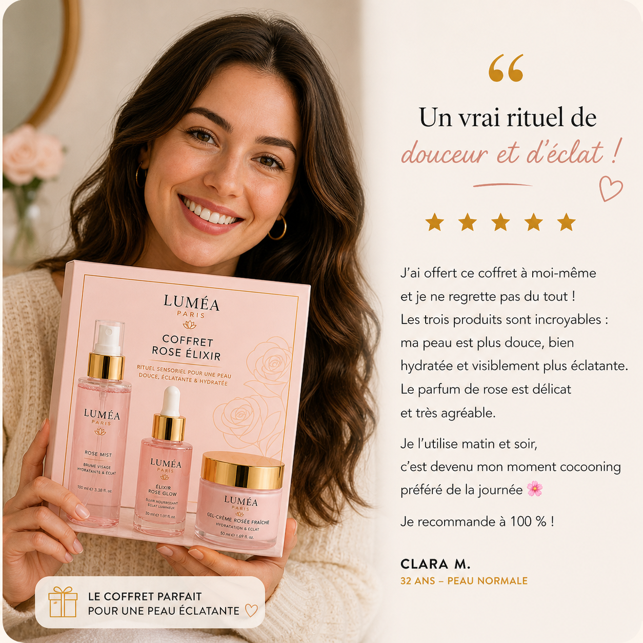 Coffret Rose Élixir