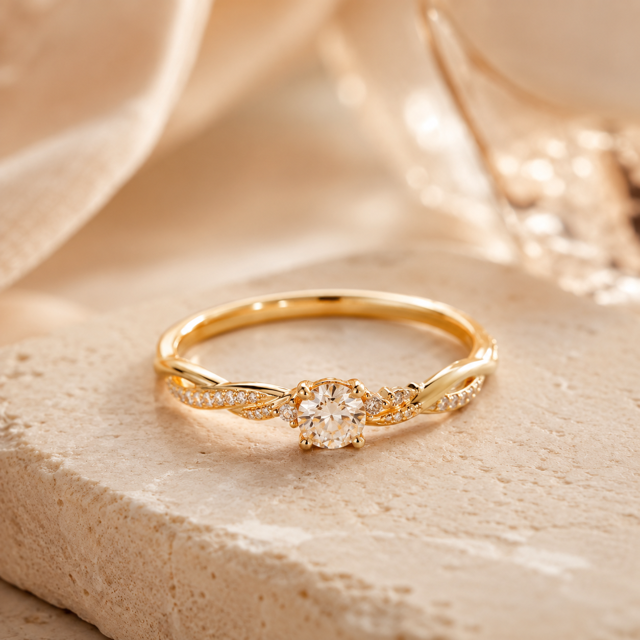 Bague Éclat Doré
