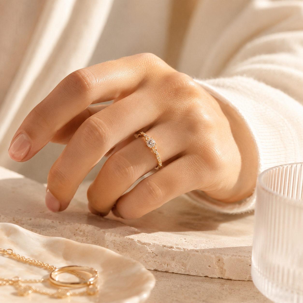 Bague Éclat Doré