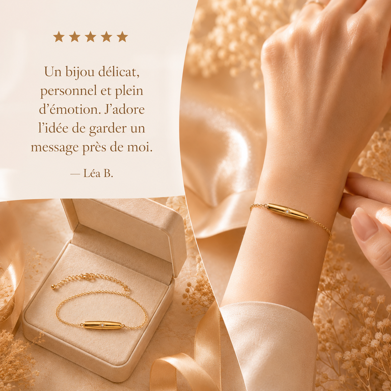 Bracelet Message Secret