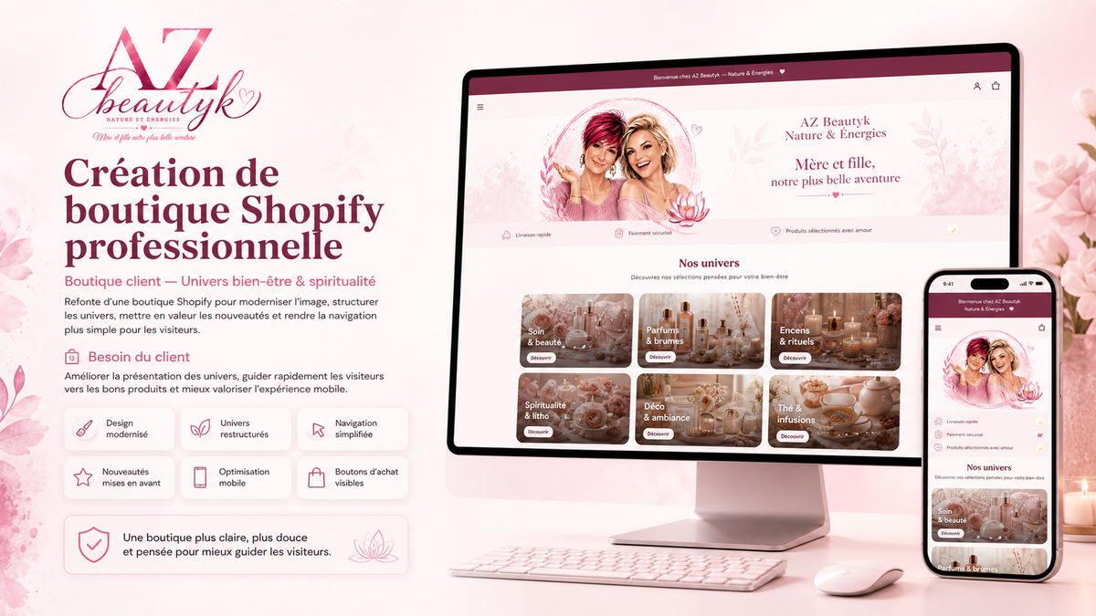 Boutique client — Produits beauté & bien-être