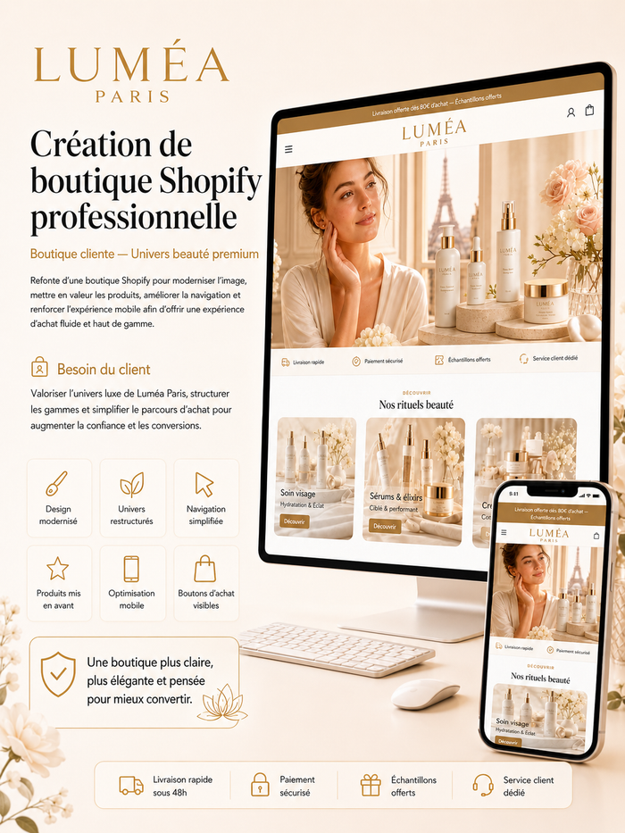 Luméa Paris — Concept démo